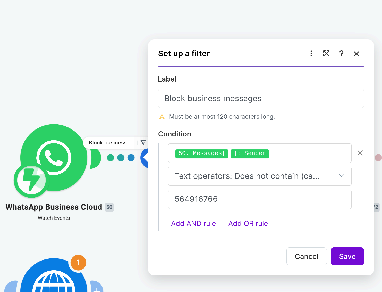 Conversation Loop Prevention Filter